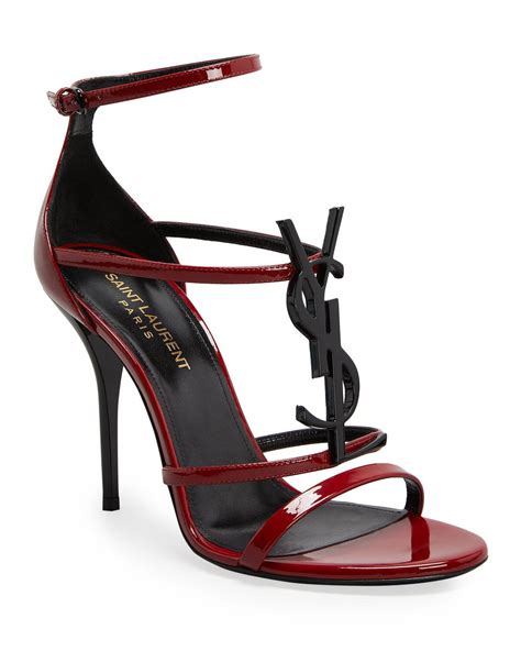 yves saint laurent stiletto ysl heel|CASSANDRA sandals in patent leather .